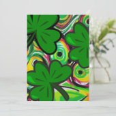 St. Patricks Tag Feiertagskarte (Stehend Vorderseite)