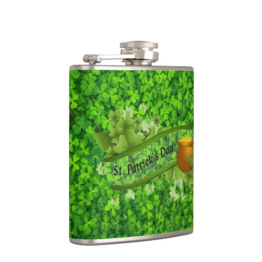 St. Patricks-Tag Flachmann (Rechts)