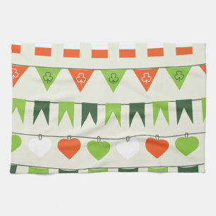 St. Patricks-Tag-Flagge Handtuch