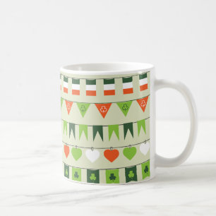 St. Patricks-Tag-Flagge Kaffeetasse
