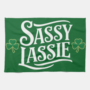 St. Patricks Tag Freche Göre Lustiges Irisches Mäd Geschirrtuch