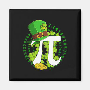 St. Patricks Tag Frohen Pi-Tag Mathe Wissenschaft Magnet