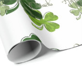 St. Patricks Tag Geschenkpapier (Rolleneckpunkt)