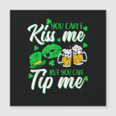 St. Patricks Tag Glückskleeblatt Magnetkarte (Vorderseite)