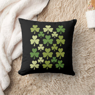 St. Patricks Tag Herz Glücksklee Shamrock  Kissen