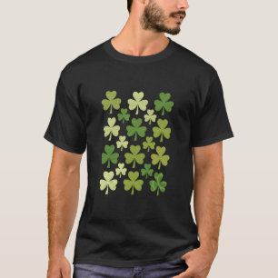 St. Patricks Tag Herz Glücksklee Shamrock  T-Shirt