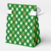 St. Patricks Tag Irisch gefärbter Argyle Geschenkschachtel (Rückseite)