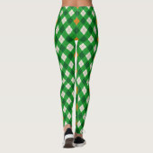 St. Patricks Tag Irisch gefärbter Argyle Leggings (Rückseite)