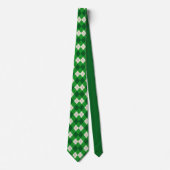 St. Patricks Tag Irischer farbiger Argyle Krawatte (Vorderseite)