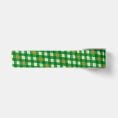 St. Patricks Tag Irischer farbiger Argyle Satinband (Vorderseite)