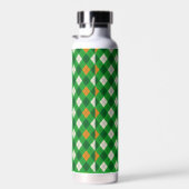 St. Patricks Tag Irischer farbiger Argyle Trinkflasche (Rechts)