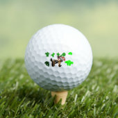St. Patricks Tag Irischer Terrier Golfball (Insitu T-Shirt)
