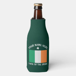 St. Patricks Tag Irland Flagge Benutzerdefinierter Flaschenkühler