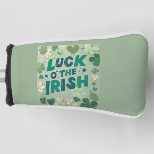 St. Patricks Tag "Irland-Glück" Golf Headcover (Vorderseite)