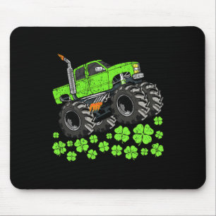 St. Patricks Tag Jungen Kleinkind Glücklicher Mons Mousepad