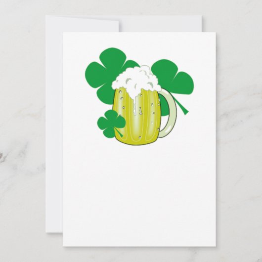 St. Patricks Tag Karte (Vorderseite)