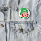 St. Patricks Tag, Knopf 🍀 Button (Beispiel)