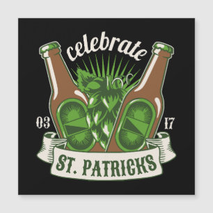 St. Patricks Tag Magnetkarte