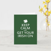 St. Patricks Tag Parody Karte (Gelbe Blume)