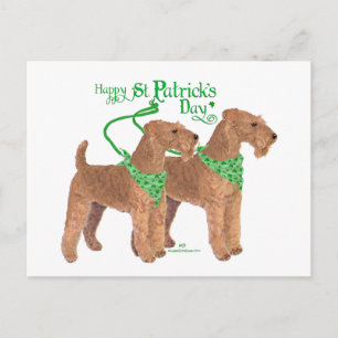St. Patricks Tag Postkarte
