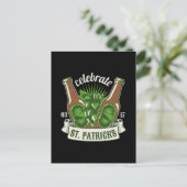 St. Patricks Tag Postkarte (Stehend Vorderseite)