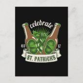 St. Patricks Tag Postkarte (Vorderseite)