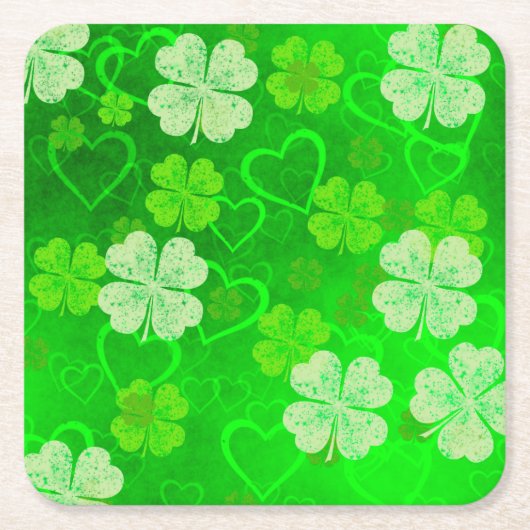 St. Patricks Tag Rechteckiger Pappuntersetzer (Vorderseite)