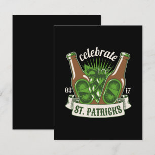 St. Patricks Tag RSVP Karte
