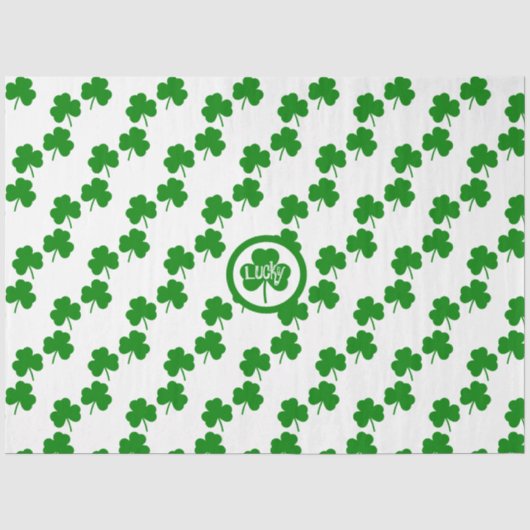 St. Patricks-Tag Seidenpapier (Vorderseite)