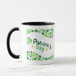 St. Patricks Tag,Shamrock,Irish Tasse