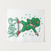 St. Patricks Tag,Shamrock Wandteppich (Vorderseite (Horizontal))