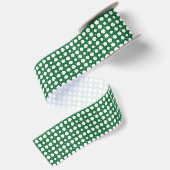 St. Patricks Tag vierblättriges Kleeblatt Satinband (Rückseite)