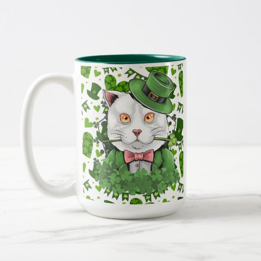 ST. PATRICK'S TAG ZWEIFARBIGE TASSE (Links)