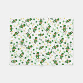 St Patricks Tagesmuster Fleecedecke (Vorderseite (Horizontal))