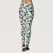 St. Patricks Tagesmuster Klee Leggings (Rückseite)