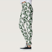 St. Patricks Tagesmuster Klee Leggings (Links)
