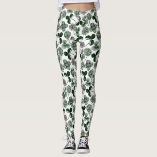 St. Patricks Tagesmuster Klee Leggings