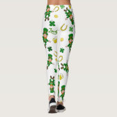 St Patricks Tagesmuster Leggings (Rückseite)