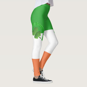 St. Patricks-Tagtrinkteam - irische Flagge Leggings
