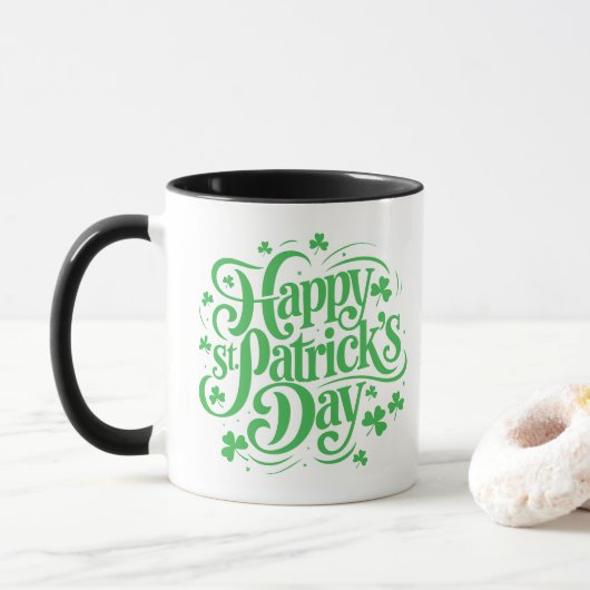 St. Patricks Tasse (Mit Donut)