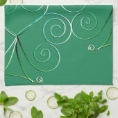 St. Patrick's Teal Kitchen Towels Geschirrtuch (Gefaltet)