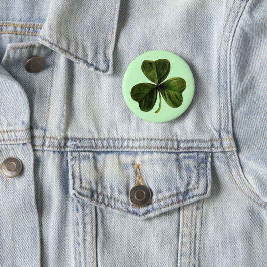 St. Patrick's Three Leaf Clover Button (Beispiel)