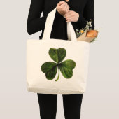 St. Patrick's Three Leaf Clover Jumbo Stoffbeutel (Vorderseite (Produkt))