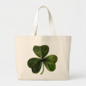 St. Patrick's Three Leaf Clover Jumbo Stoffbeutel (Vorne)