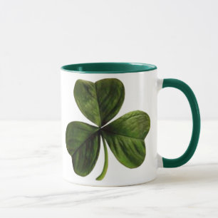 St. Patrick's Three Leaf Clover Tasse
