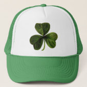 St. Patrick's Three Leaf Clover Truckerkappe (Vorderseite)
