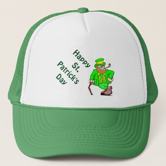 ST. Patricks Trucker Hat Truckerkappe (Vorderseite)