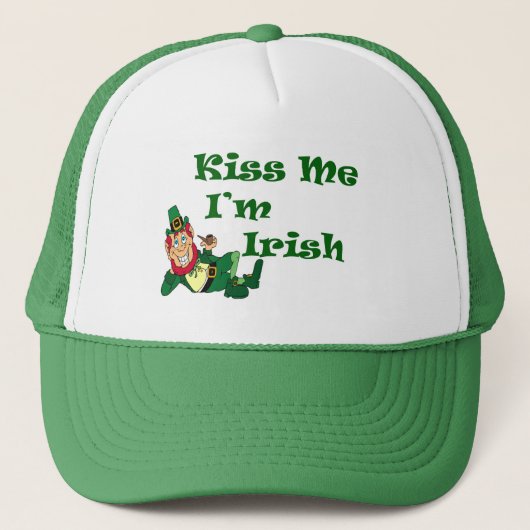 ST. Patricks Trucker Hat Truckerkappe (Vorderseite)