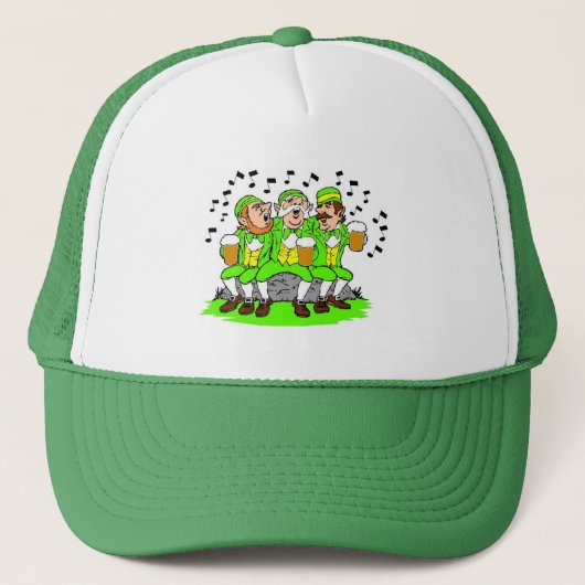 ST. Patricks Trucker Hat Truckerkappe (Vorderseite)