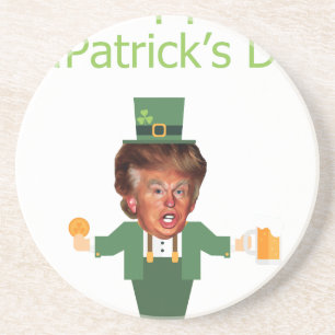 St. Patricks Trump Kobold Getränkeuntersetzer